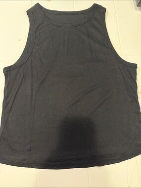Classic Black Ribbed Tank Top